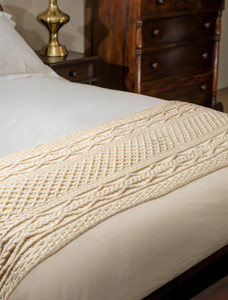 Hayes Clan Aran Bed Runner