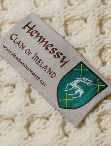 Hennessy Clan Aran Throw 2 Hennessy Clan Aran Throw
