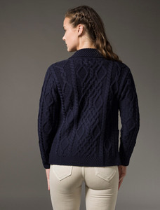 Revere Button Collar Aran Cardiganâââ 12 Revere Button Collar Aran Cardiganâââ