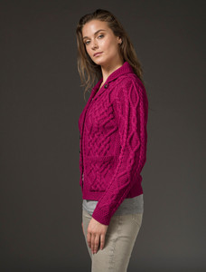 Revere Button Collar Aran Cardiganâââ 15 Revere Button Collar Aran Cardiganâââ