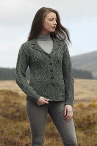 Revere Button Collar Aran Cardiganâââ 21 Revere Button Collar Aran Cardiganâââ