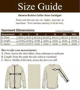Revere Button Collar Aran Cardiganâââ 28 Revere Button Collar Aran Cardiganâââ