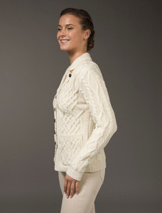Revere Button Collar Aran Cardiganâââ 3 Revere Button Collar Aran Cardiganâââ