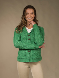 Revere Button Collar Aran Cardiganâââ 6 Revere Button Collar Aran Cardiganâââ
