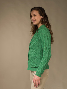 Revere Button Collar Aran Cardiganâââ 7 Revere Button Collar Aran Cardiganâââ