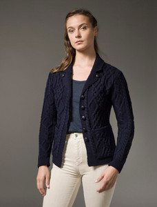 Revere Button Collar Aran Cardiganâââ 9 Revere Button Collar Aran Cardiganâââ