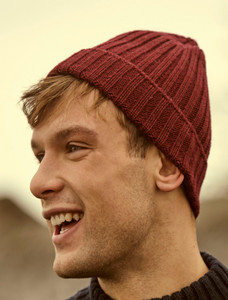 Men's Ribbed Merino Wool Hat