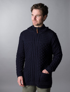 âHooâdedâ Meriâno Aran Jacket