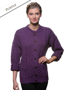 Merino Wool Aran Lumber Jacketâ 14 Merino Wool Aran Lumber Jacketâ