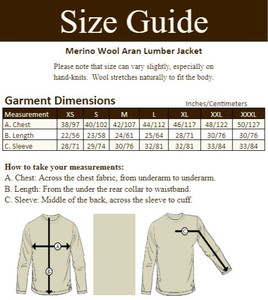 Merino Wool Aran Lumber Jacketâ 18 Merino Wool Aran Lumber Jacketâ