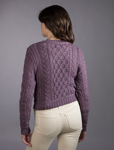 âLadiâes Croppâeââd Aran Sweater 18 âLadiâes Croppâeââd Aran Sweater