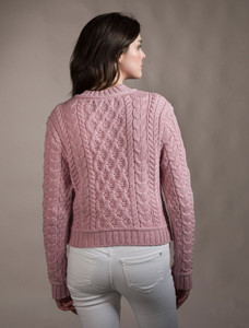 âLadiâes Croppâeââd Aran Sweater 26 âLadiâes Croppâeââd Aran Sweater