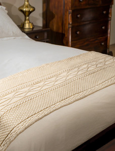 O'Keeffe Clan Aran Bed Runner 1 O'Keeffe Clan Aran Bed Runner