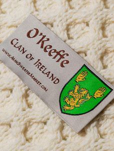 O'Keeffe Clan Aran Bed Runner 3 O'Keeffe Clan Aran Bed Runner