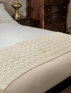 Fitzgerald Clan Aran Bed Runner