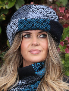 Wool Country Hat - Tara Blue 1 Wool Country Hat - Tara Blue