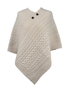 Cole Clan Aran Poncho