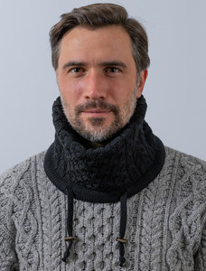 Hâonâeycomb & Cable Soâft Aran Snood-nw