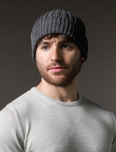 Meân's Ribbed Super Soft Merino Wool Hat