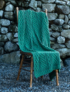 Plated Aran Throw