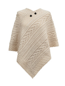 Brady Clan Aran Poncho