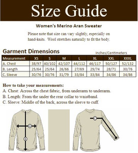 Women's Merino Aran Sweaterâ 6 Women's Merino Aran Sweaterâ