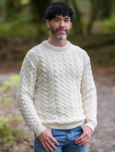 Super Soft Aran Crew Neck Sweaterââââââââââââââ