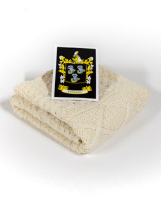 Kennedy Clan Aran Baby Blanket