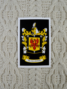 Mc Allister Clan Aran Throw