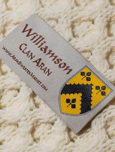 Williamson Clan Aran Throw