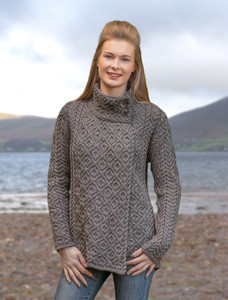 Women's Two âButtonAran Cardiganââ 3 Women's Two âButtonAran Cardiganââ