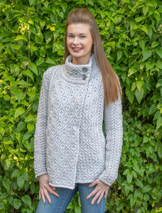 Women's Two âButtonAran Cardiganââ 7 Women's Two âButtonAran Cardiganââ
