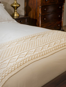 Murphy Clan Aran Bed Runner