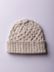 Women's Wool Cashmere Aran Honeycomb Hat 21 Women's Wool Cashmere Aran Honeycomb Hat