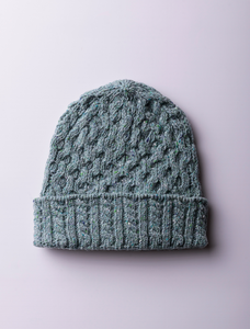 Women's Wool Cashmere Aran Honeycomb Hat 22 Women's Wool Cashmere Aran Honeycomb Hat