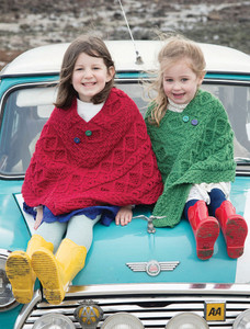 Kids Aran Poncho