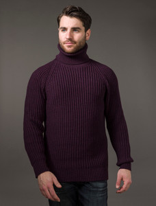 âFisherman's Meriâno Ribbed Turtleneck Sweater